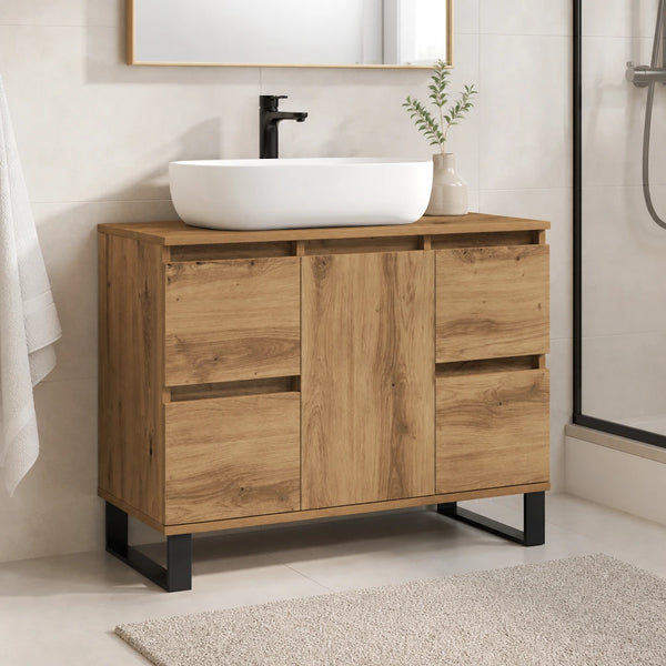 Armoire sous-vasque familiale 80 cm