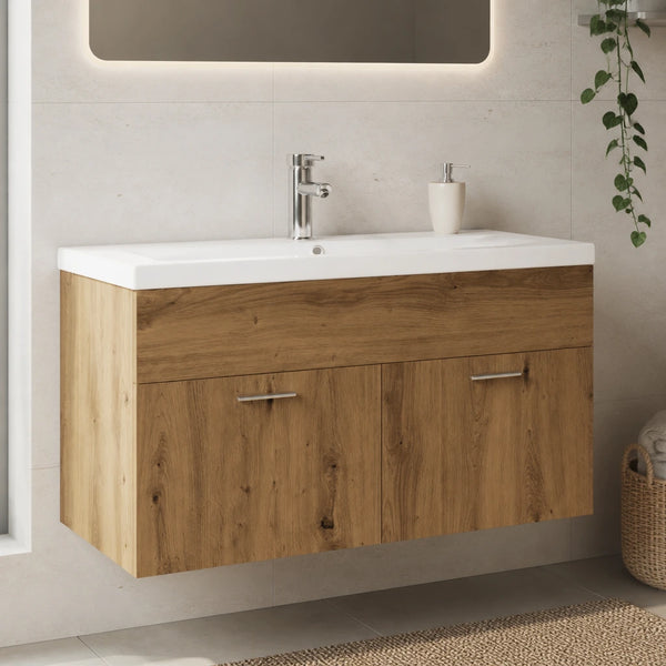 Meuble vasque 90 cm — robinet en option