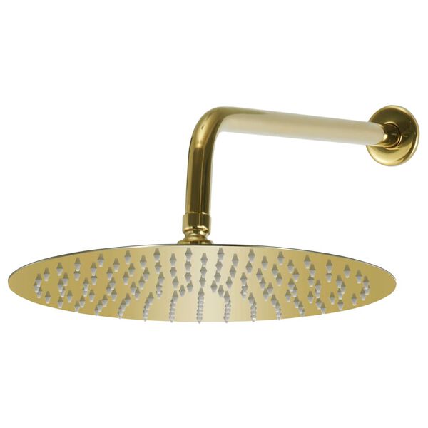 Colonne de douche pluie 30 × 30 dorée — vue de détail 2