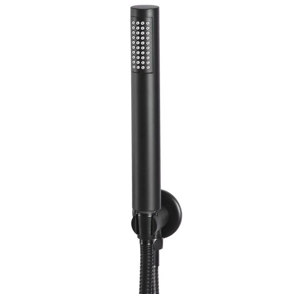 Colonne de douche pluie 30 × 30 noire — vue de détail 3