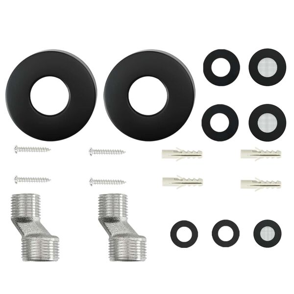 Colonne de douche thermostatique 123 cm noire — vue de détail 3