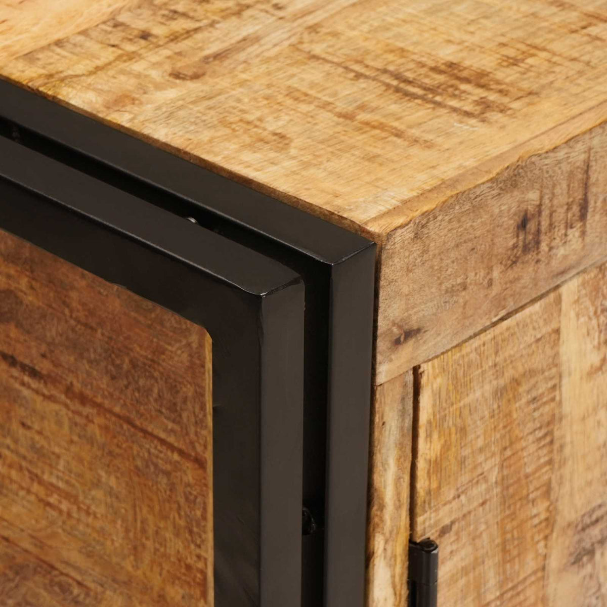 Meuble sous-vasque 71 cm — bois massif — vue de détail 3
