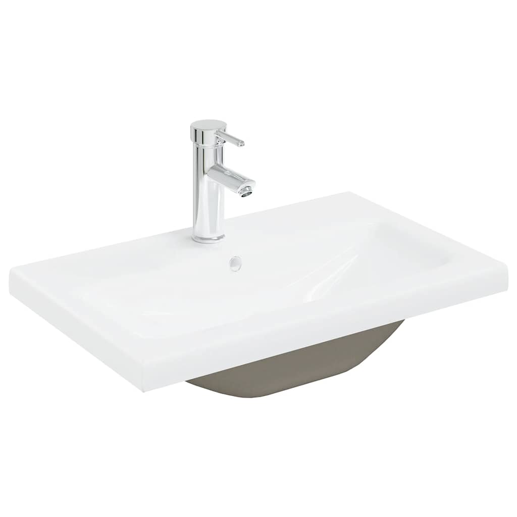 Meuble vasque 1 tiroir sans poignée 60 cm — vue d'ensemble