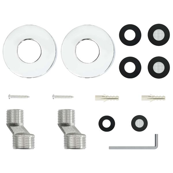 Colonne de douche thermostatique chromée — vue de détail 3