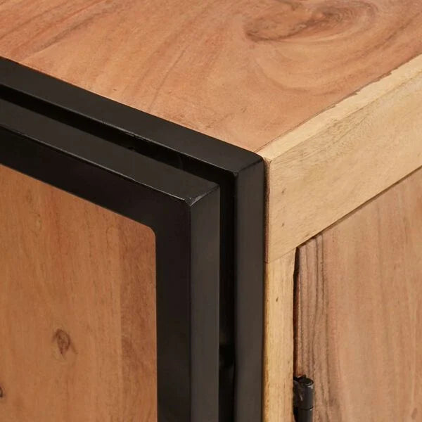 Meuble sous-vasque 71 cm finition acacia — vue de détail 2