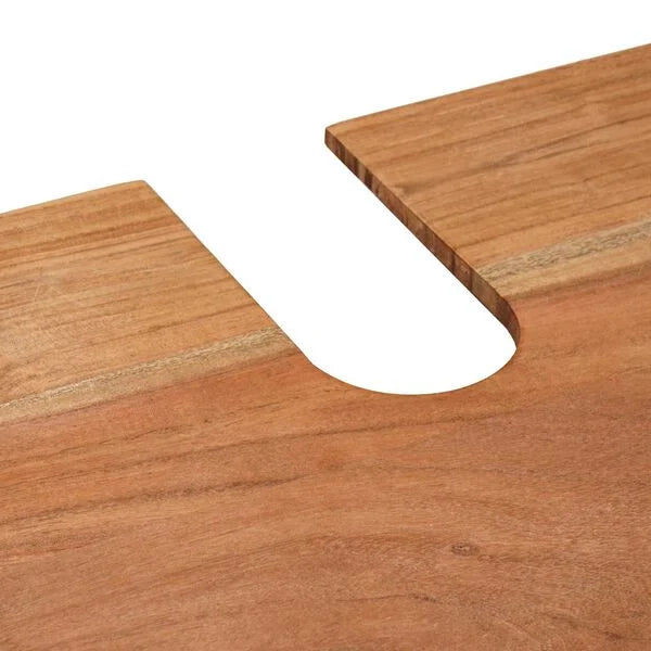 Meuble sous-vasque 71 cm finition acacia — vue de détail 3