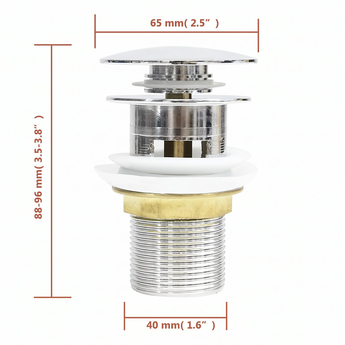 Meuble vasque + robinet 80 cm — schéma des dimensions